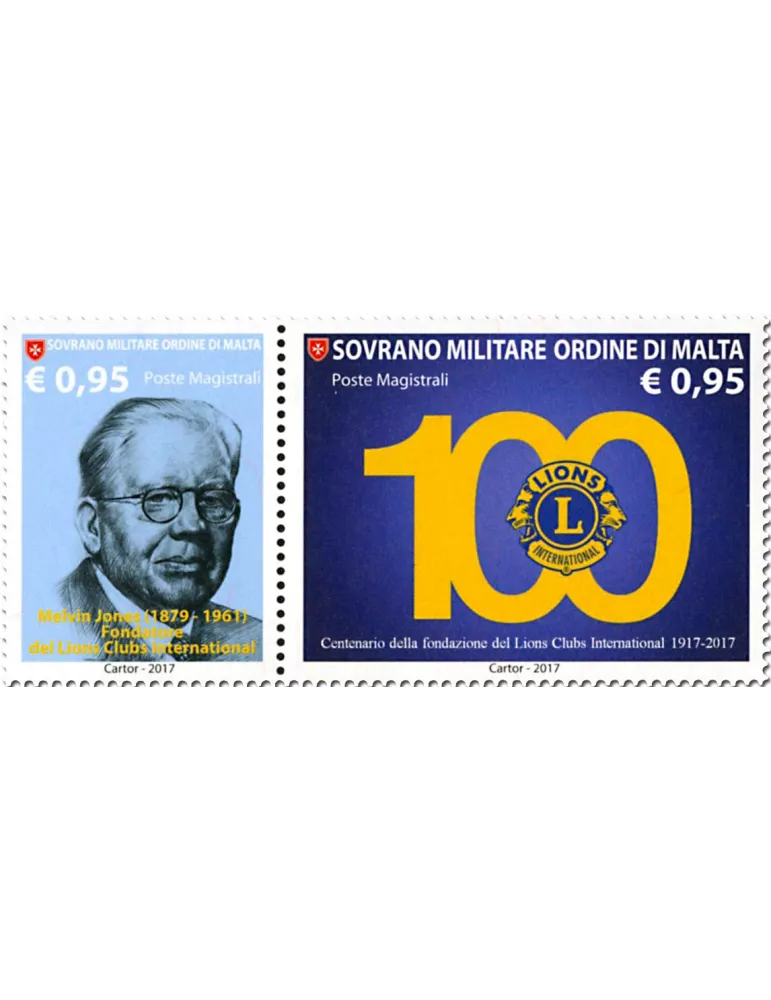 n° 1373/1374 - Timbre ORDRE de MALTE Poste