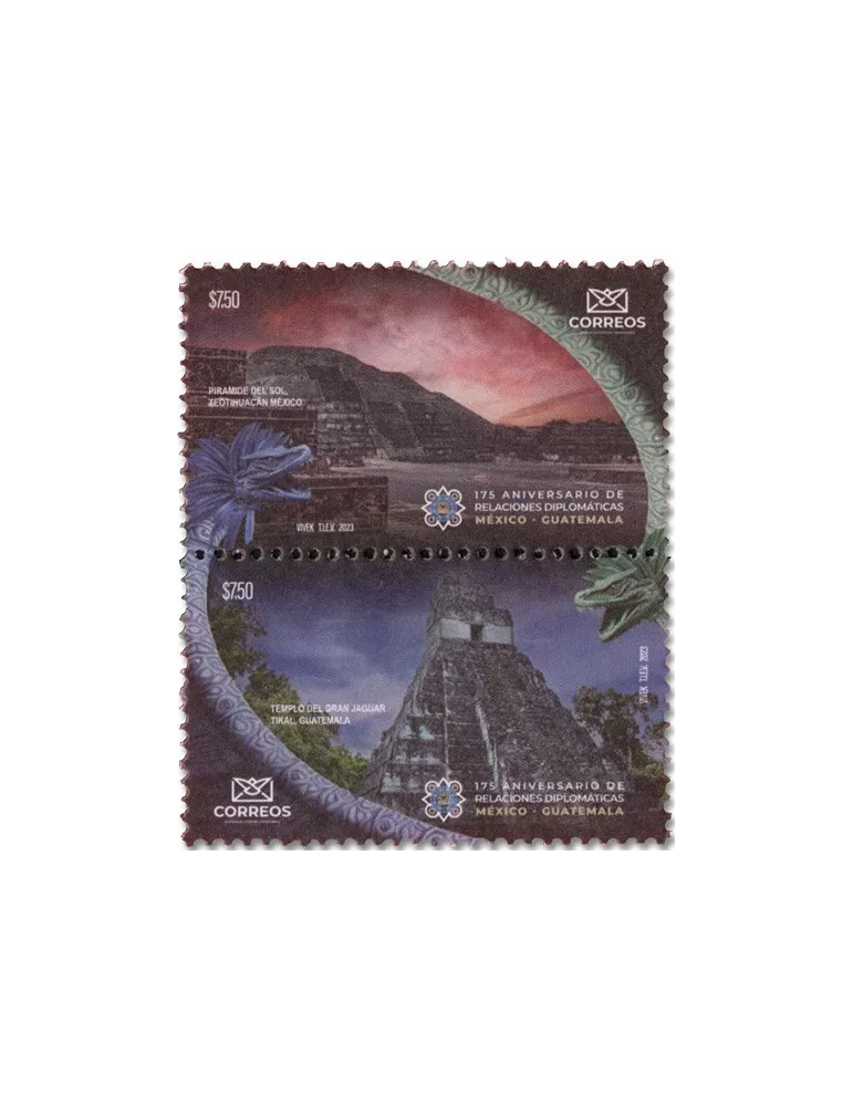 n° 3414/3415 - Timbre MEXIQUE Poste