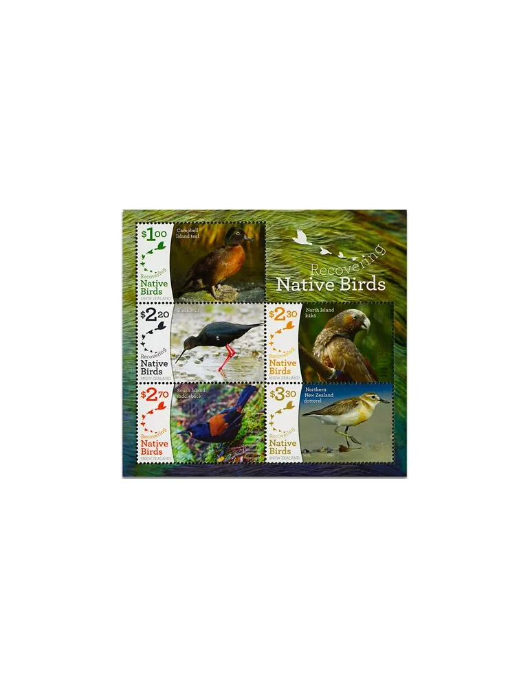 n° 349 - Timbre NOUVELLE-ZELANDE Blocs et feuillets