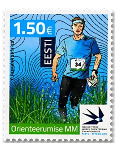 n° 830 - Timbre ESTONIE Poste