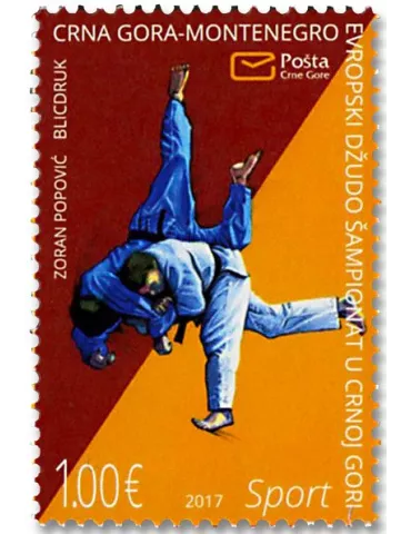 n° 407 - Timbre MONTENEGRO Poste