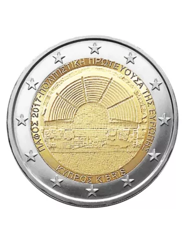 2 EURO COMMEMORATIVE 2017 : CHYPRE (PAPHOS CAPITALE DE LA CULTURE)