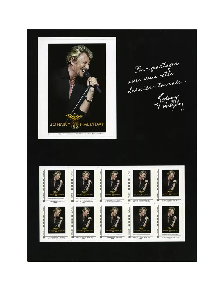 FRANCE : Collector Johnny Hallyday
