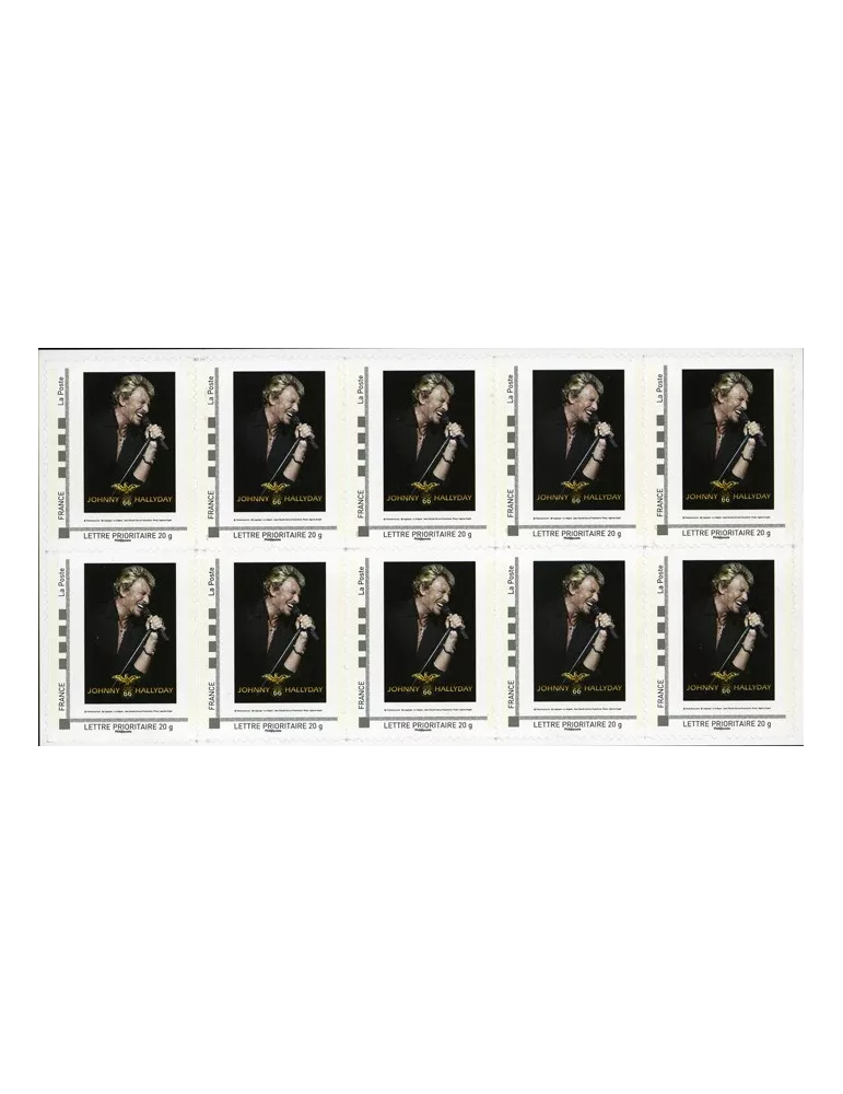 FRANCE : Collector Johnny Hallyday