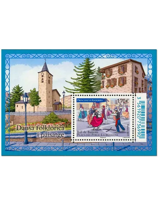 n° F800 - Timbre Andorre Poste