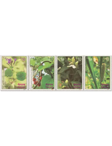n° 1350/1353 - Timbre NEPAL Poste