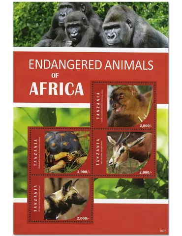 n° 3965/3968 - Timbre TANZANIE Poste