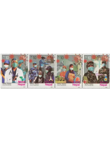 n° 1359/1362 - Timbre NEPAL Poste