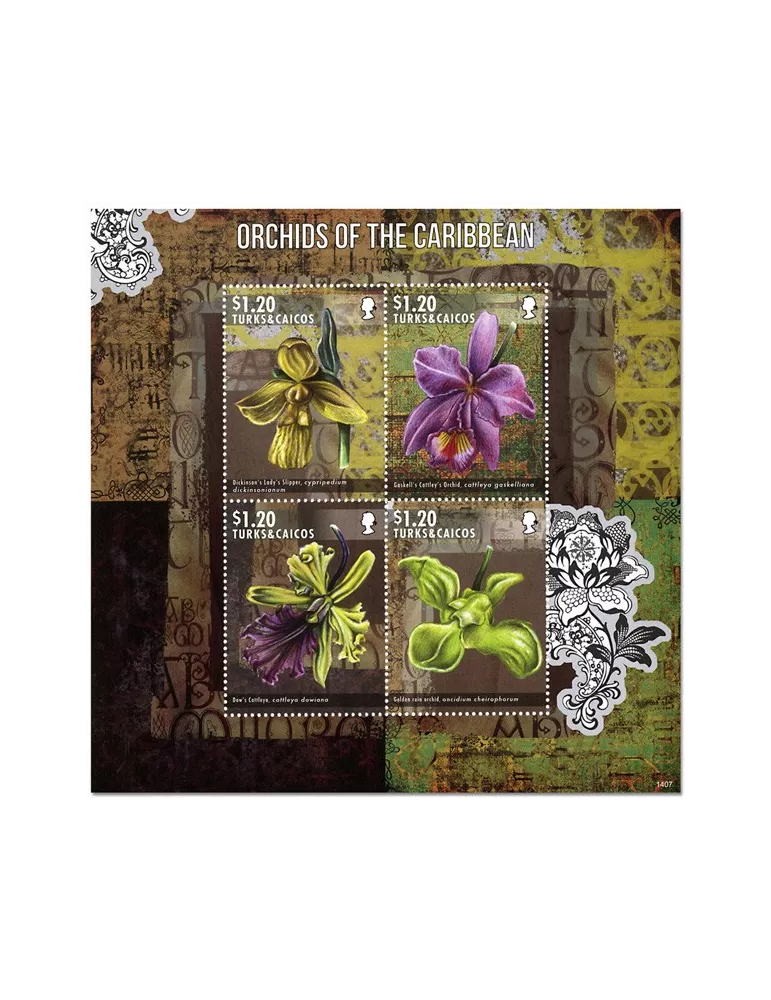 n° 1755A/1755D - Timbre TURKS ET CAIQUES Poste