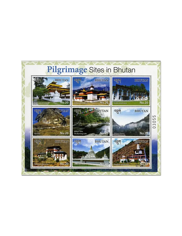 n° 2188/2196 - Timbre BHOUTAN Poste