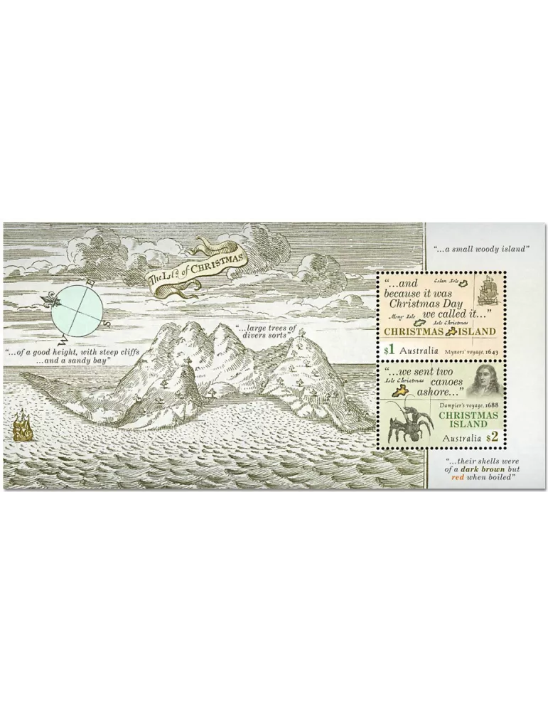 n° 55 - Timbre CHRISTMAS (ILE) Blocs et feuillets