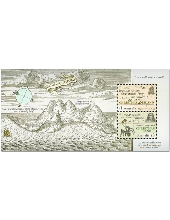 n° 55 - Timbre CHRISTMAS (ILE) Blocs et feuillets