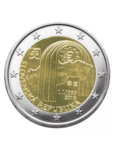 2 EURO COMMEMORATIVE 2018 : SLOVAQUIE (25 ans République Slovaque)