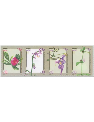 n° 1384/1387 - Timbre NEPAL Poste