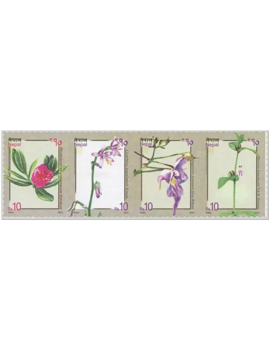 n° 1384/1387 - Timbre NEPAL Poste
