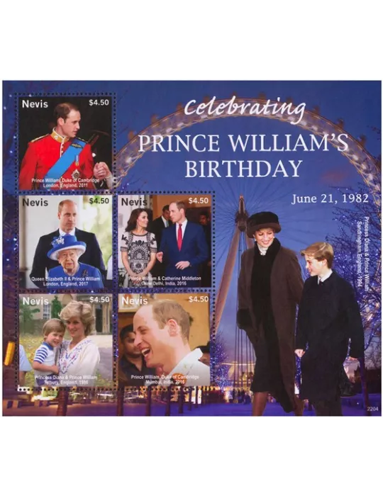 n° 2979/2983 - Timbre NEVIS Poste