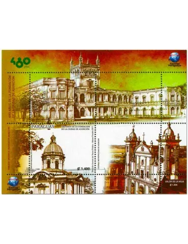 n° 61 - Timbre PARAGUAY Blocs et feuillets