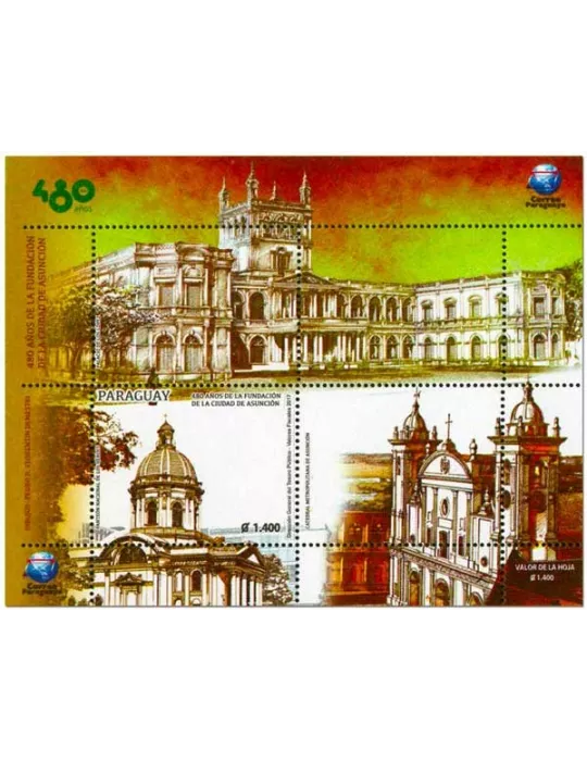 n° 61 - Timbre PARAGUAY Blocs et feuillets