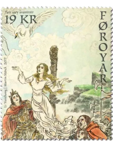 n° 896/897 - Timbre ILE FEROE Poste 2