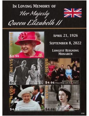 n° 2996/3000 - Timbre NEVIS Poste