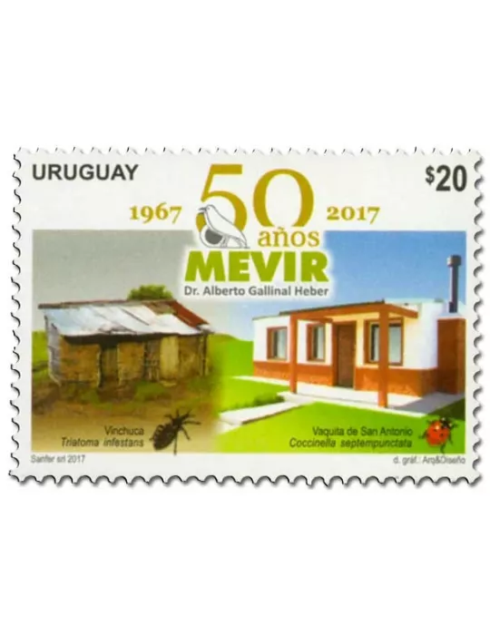 n° 2847 - Timbre URUGUAY Poste