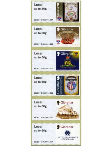 n° 47/52 - Timbre GIBRALTAR Timbres de distributeurs