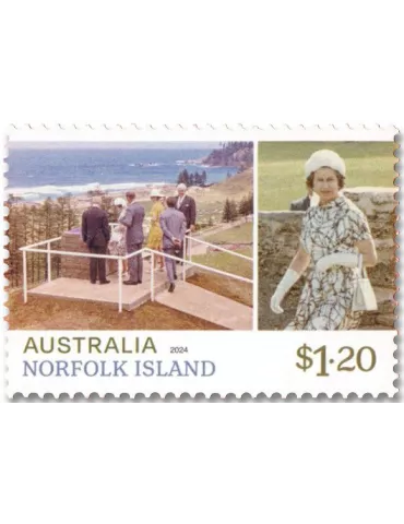 n° 1243/1244 - Timbre NORFOLK Poste