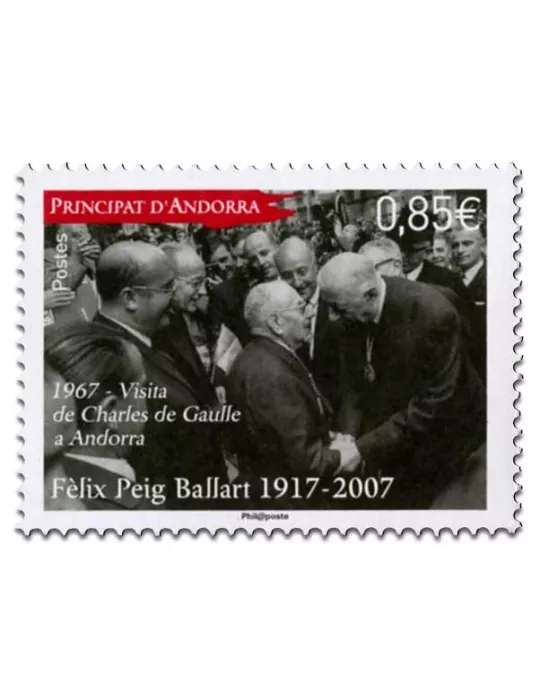 n° 803 - Timbre Andorre Poste