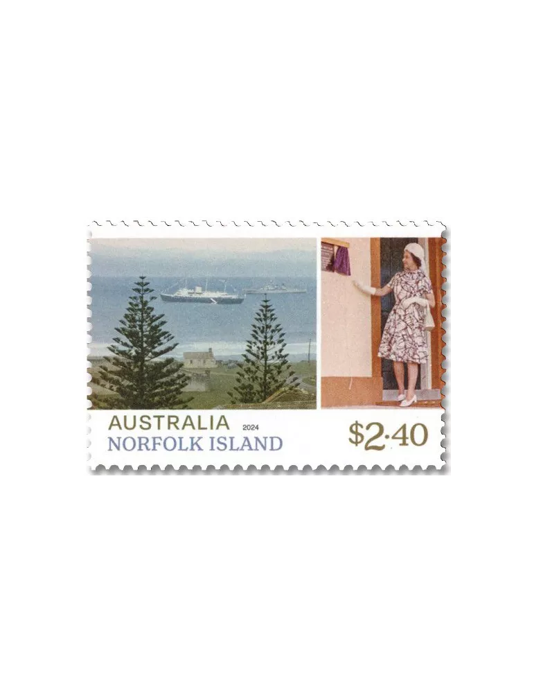 n° 1243/1244 - Timbre NORFOLK Poste