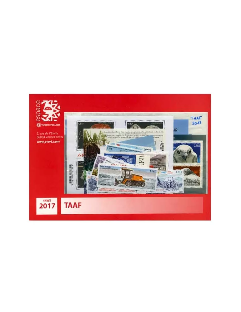 n° 795/844 - Timbre TAAF Année complète (2017)