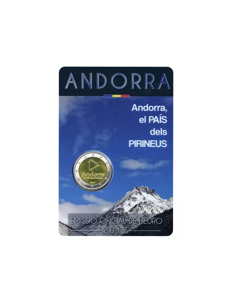 BU : 2 EURO COMMEMORATIVE 2017 : ANDORRE (Le pays des Pyrénées)