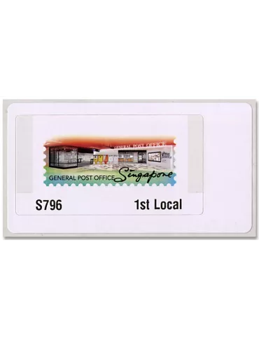 n°15 - Timbre SINGAPOUR Timbres de distributeurs