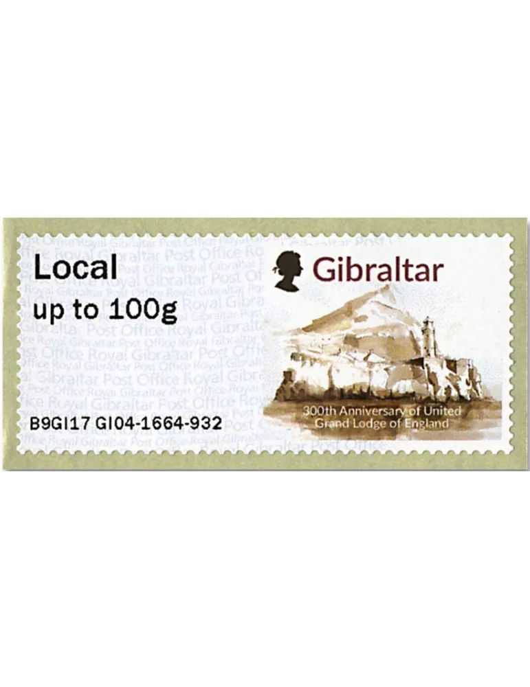 n°71/76 - Timbre GIBRALTAR Timbres de distributeurs