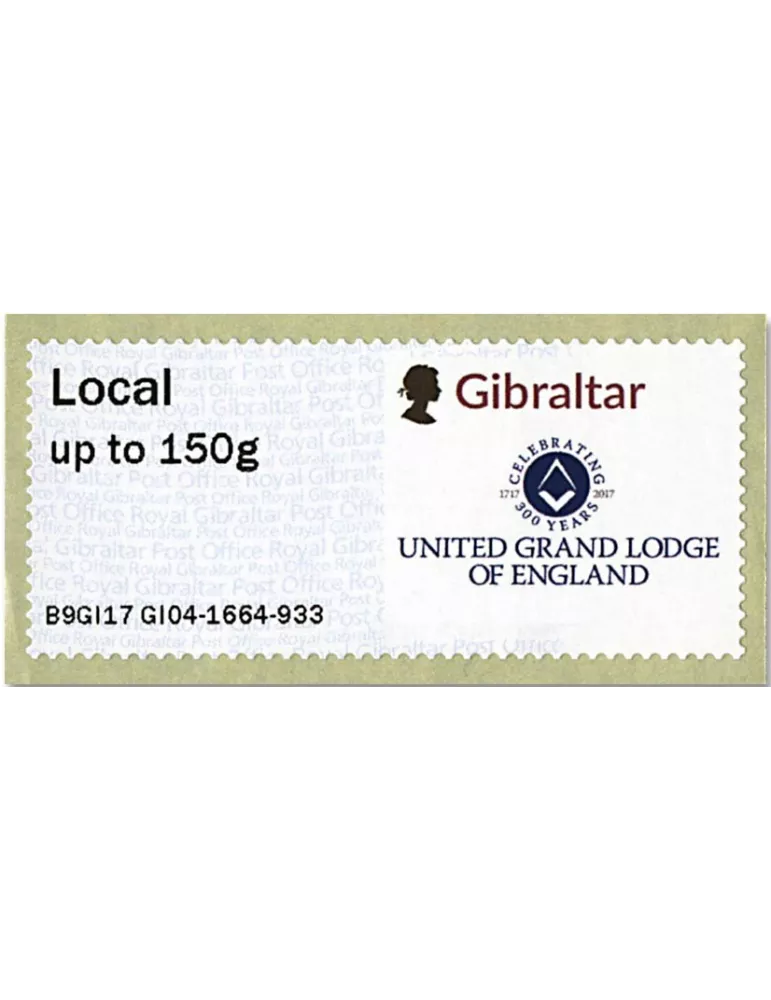 n°71/76 - Timbre GIBRALTAR Timbres de distributeurs