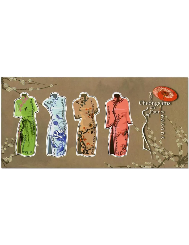 n°1493/1496 - Timbre TONGA Poste