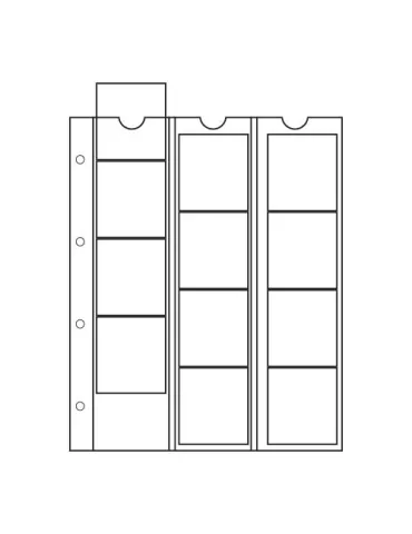 Recharges transparentes OPTIMA 42 (par 5) LEUCHTTURM