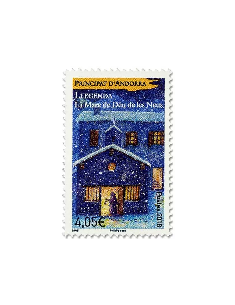 n° 809 - Timbre Andorre Poste