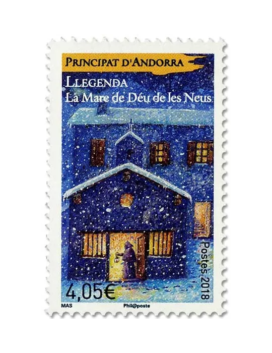 n° 809 - Timbre Andorre Poste