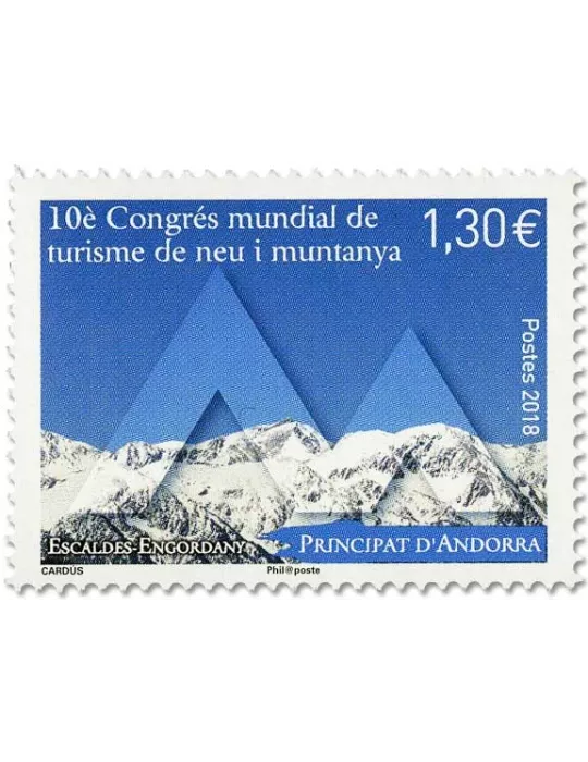 n° 810 - Timbre Andorre Poste
