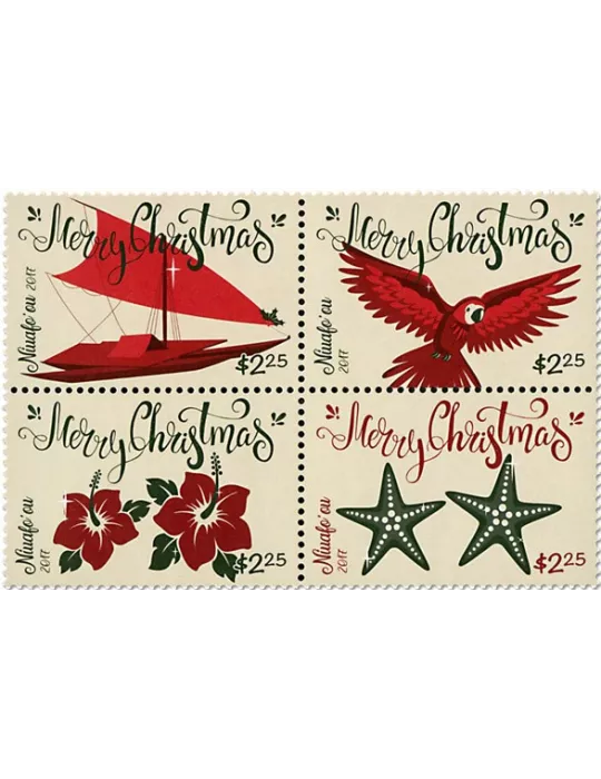 n° 436/439 - Timbre NIUAFO´OU Poste