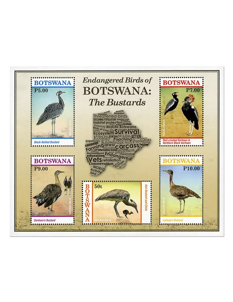 n° 54 - Timbre BOTSWANA Blocs et feuillets