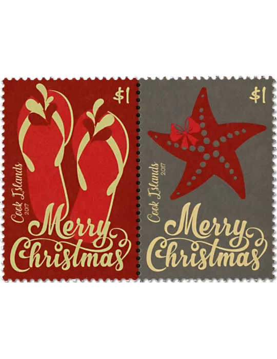 n° 1727/1730 - Timbre COOK (Oc) Poste