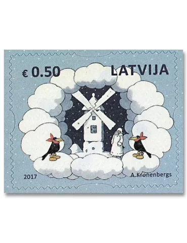 n° 1004/1006 - Timbre LETTONIE Poste