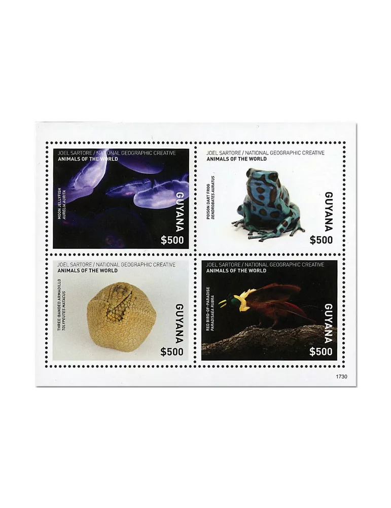 n° 6835/6838 - Timbre GUYANA Poste