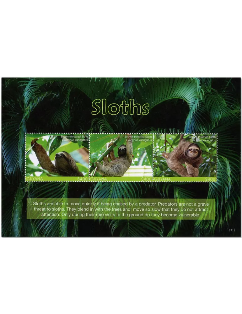 n° 6868/6870 - Timbre GUYANA Poste