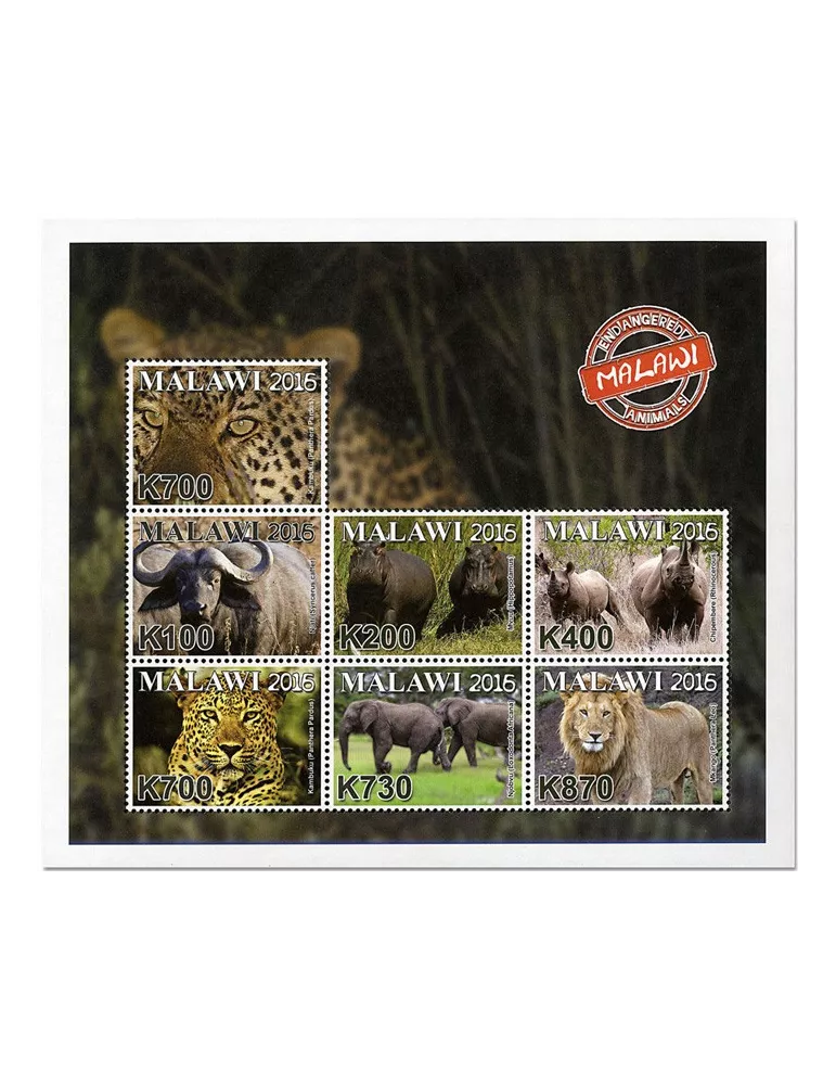 n° 862/868 - Timbre MALAWI Poste