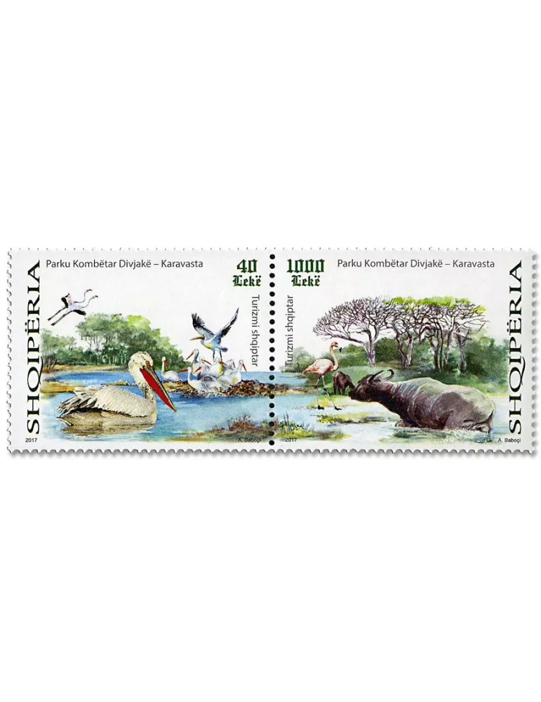 n° 3211/3212 - Timbre ALBANIE Poste