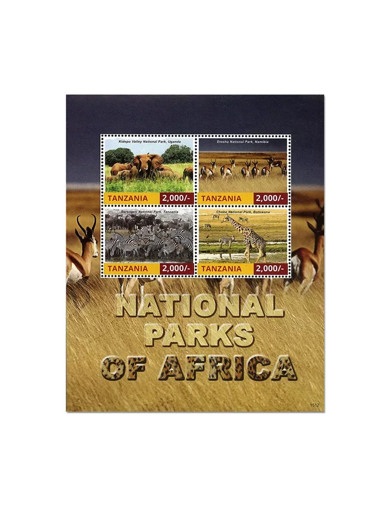 n° 3979F/3979J - Timbre TANZANIE Poste