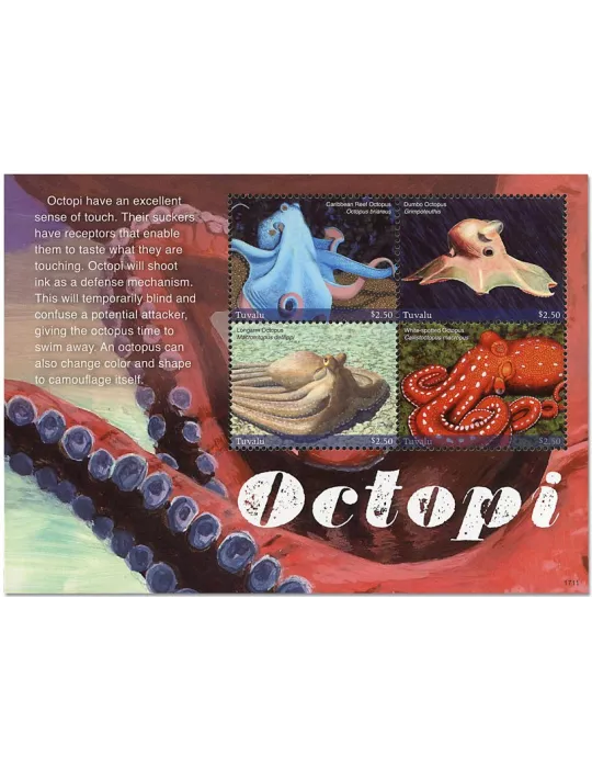 n° 1956/1959 - Timbre TUVALU Poste