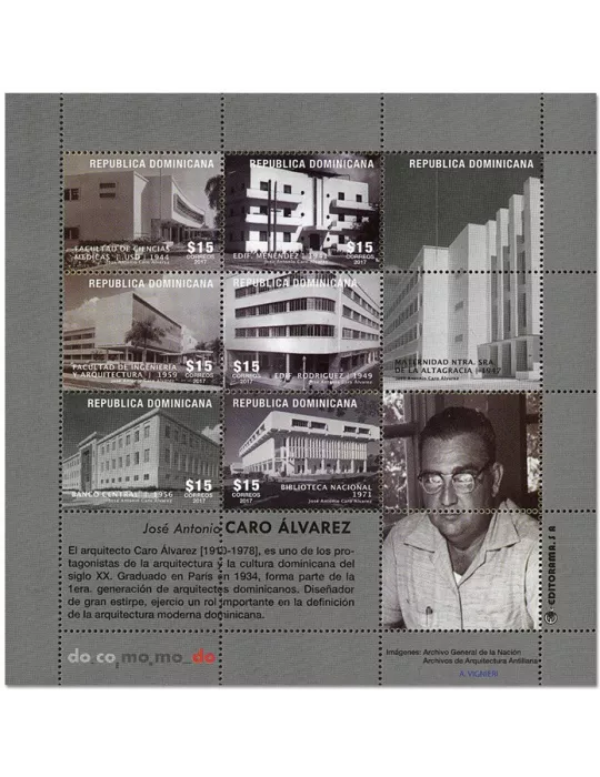 n° 1954/1959 - Timbre DOMINICAINE Poste